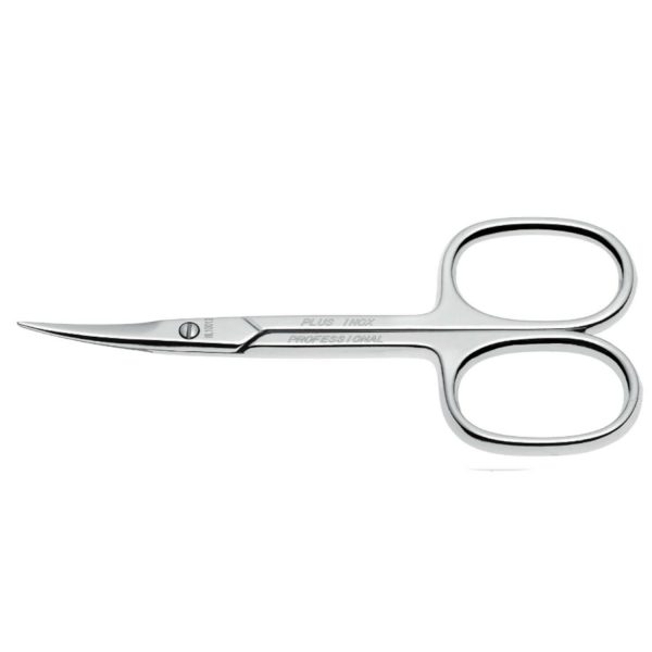 Forbice per pelle curva inox cm 9