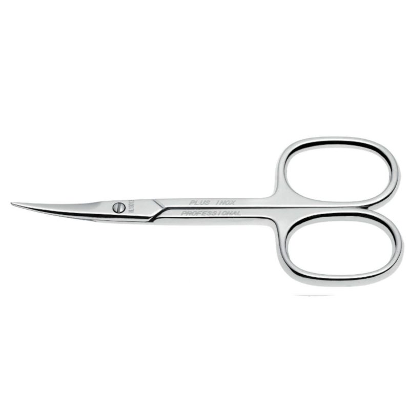 Forbice per pelle curva inox cm 9