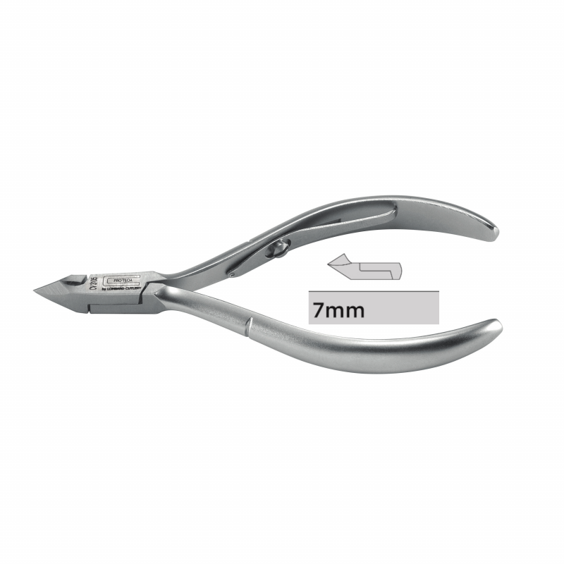 Tronchese pelle in cobalto 10cm x 7mm