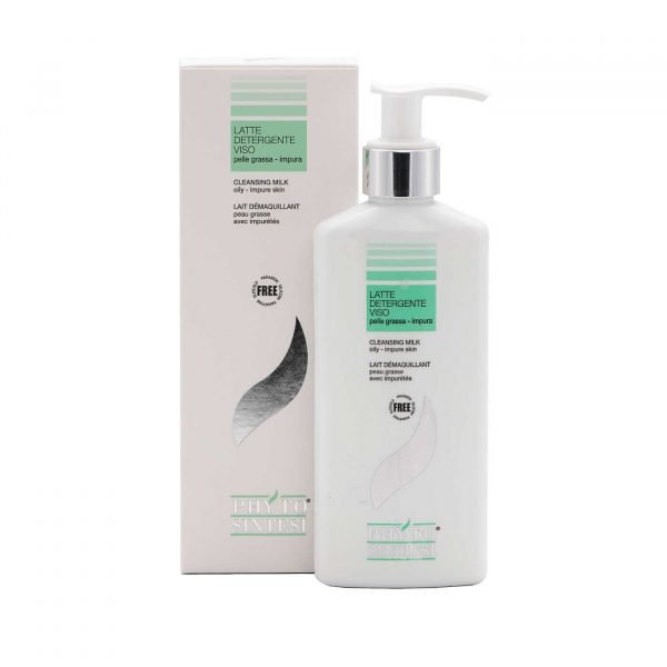 Latte detergente viso per pelli grasse o impure