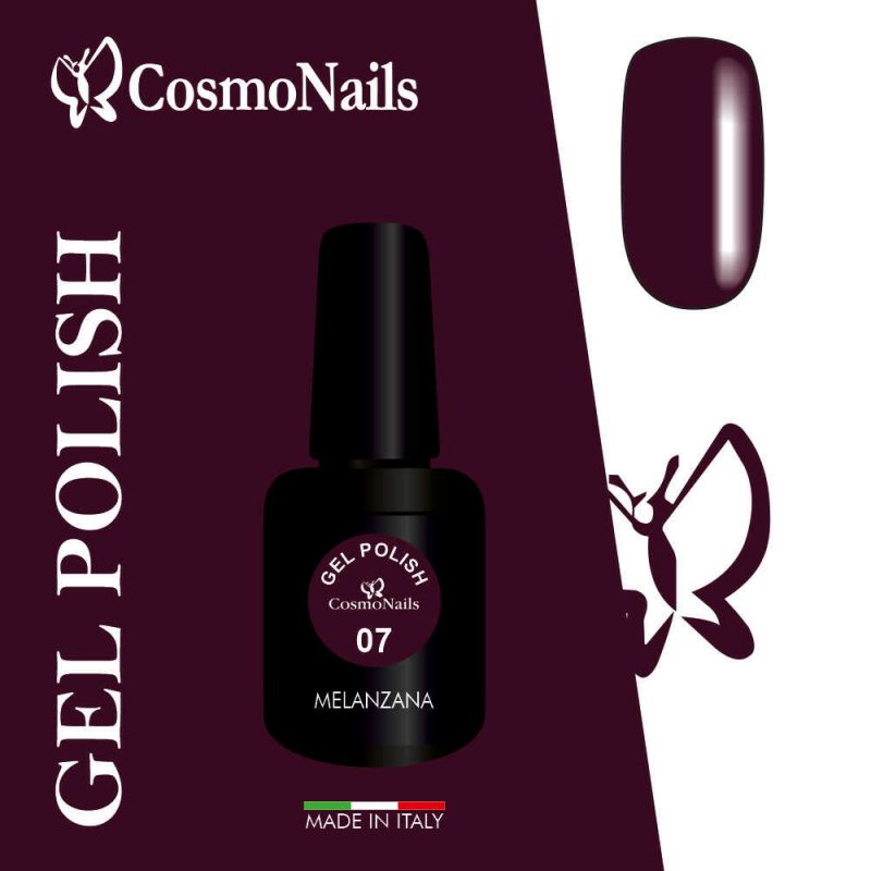 Smalto gel ultra pigmentato Melanzana 7 - Cosmonails