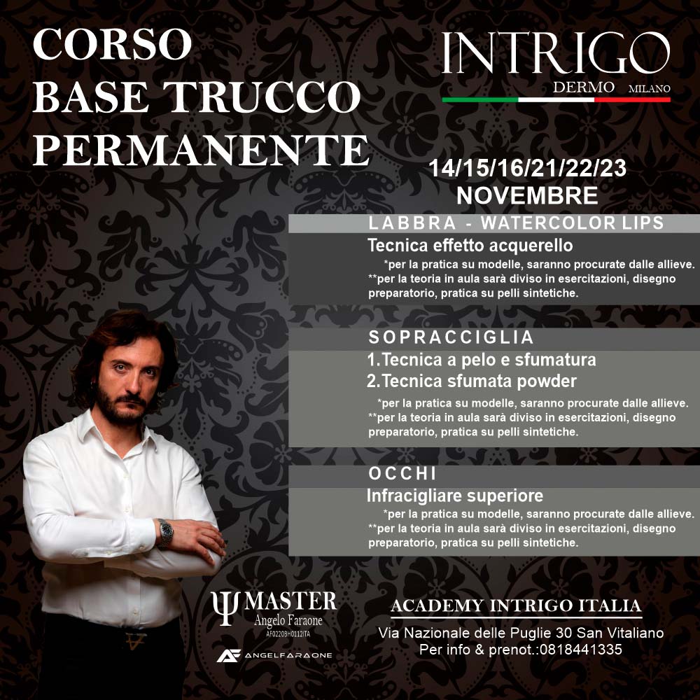 corso trucco permanente con kit prodotti e dermografo