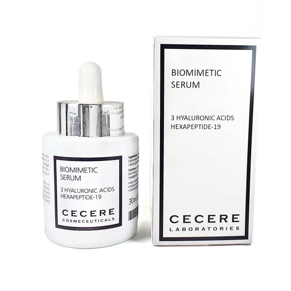 Cecere Laboratories | 30ml | Siero Biomimetico | 3 Acidi Ialuronici | Esapeptide-19