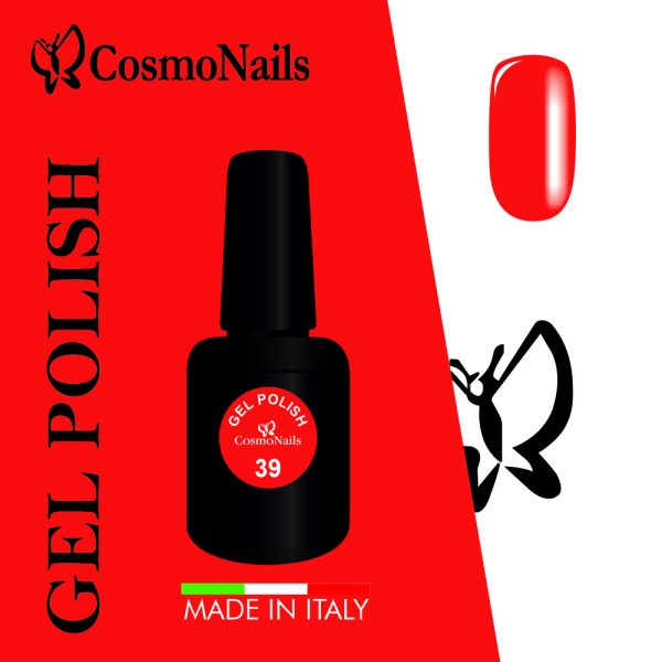 Smalto gel ultra pigmentato 39 Red Fluo – Cosmonails