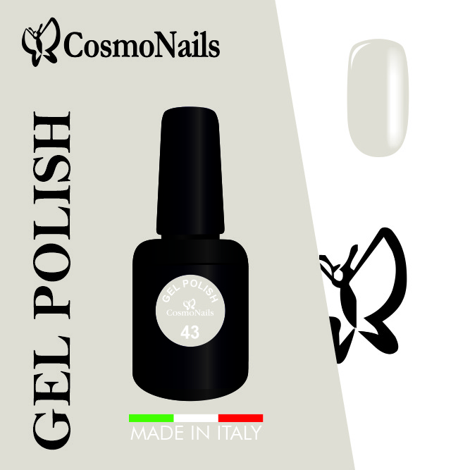 Smalto gel ultra pigmentato 43 Milk - Cosmonails