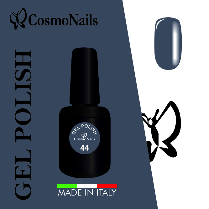 Smalto gel ultra pigmentato 44 Grey - Cosmonails