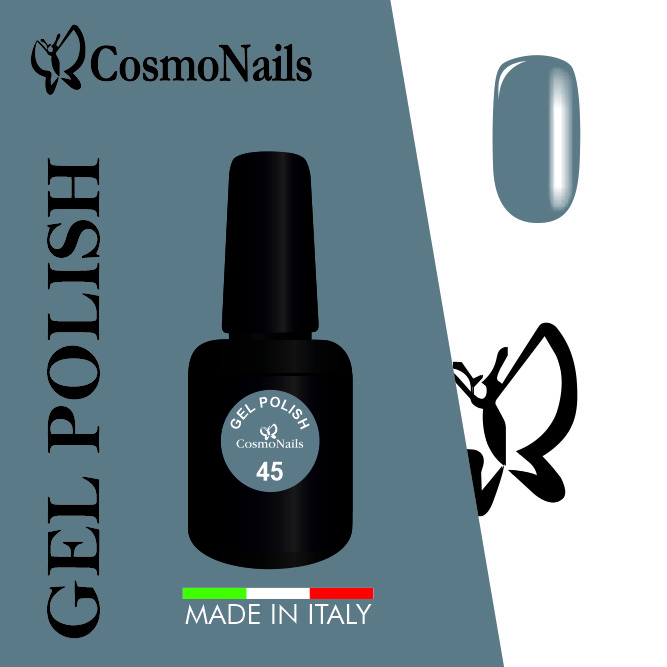 Smalto gel ultra pigmentato 45 Light Gray - Cosmonails