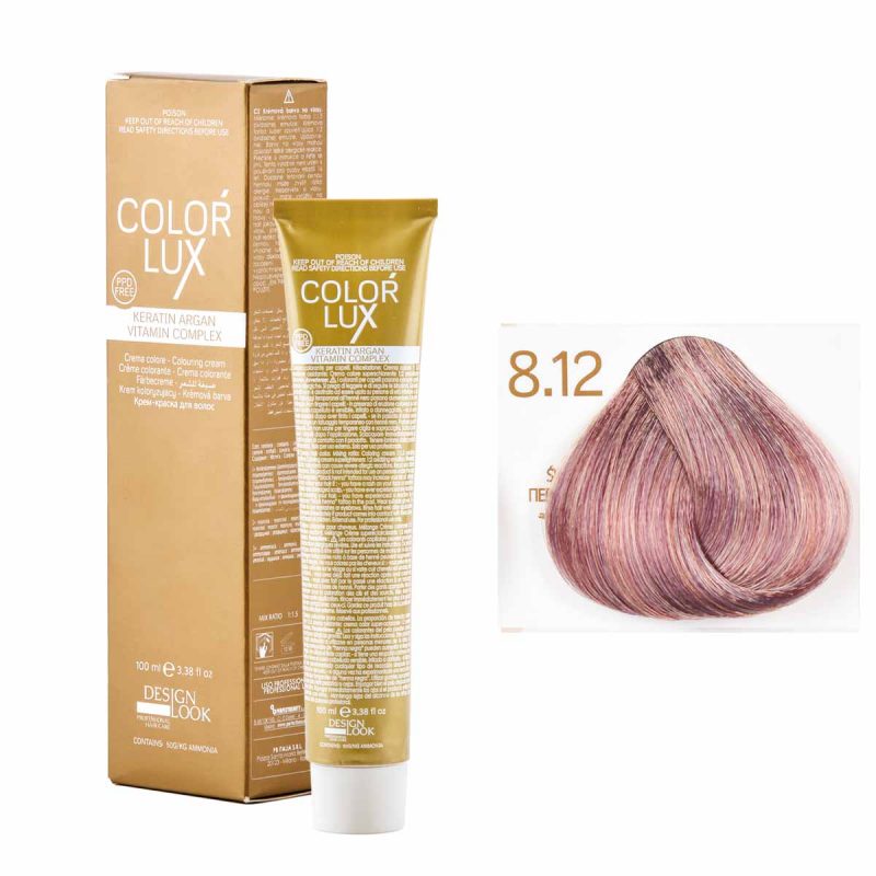 COLOR LUX 8.12 BIONDO CHIARO CENERE VIOLA 100ML