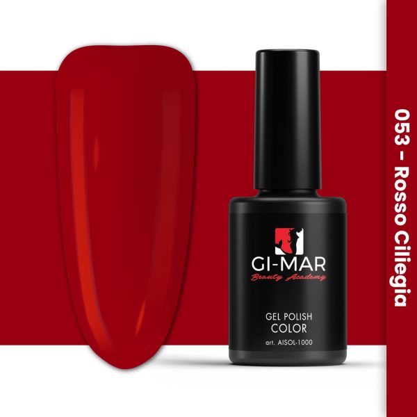Smalto Gel Semipermanente 053 Rosso Ciliegia 11ml
