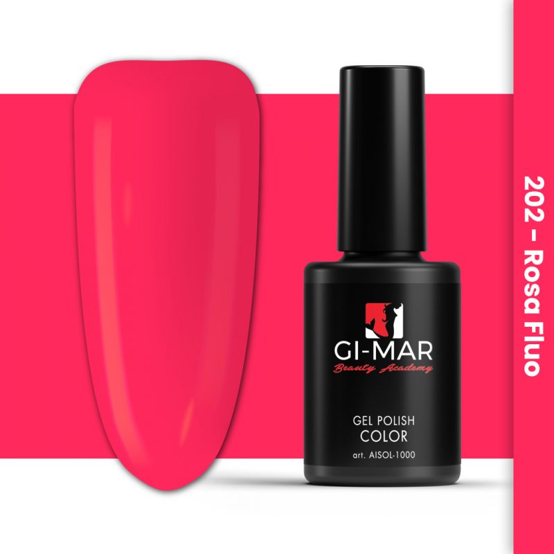 Smalto Gel Semipermanente Fluo 202 Rosa Fluo