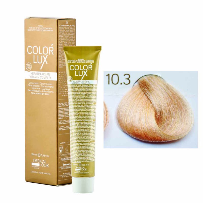 COLOR LUX 10.3 BIONDO PLATINO DORATO 100ML