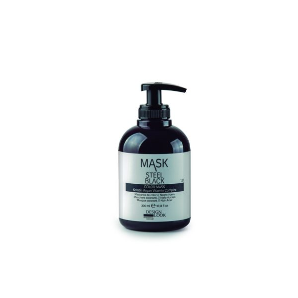 MASCHERA COLORANTE NERO ACCIAIO 300ML