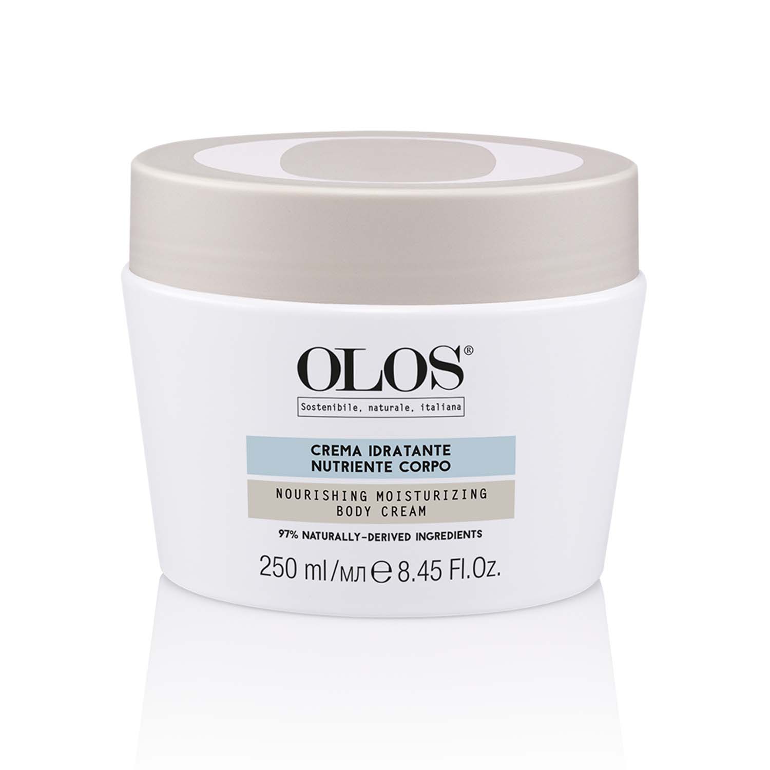 Olos Crema idratante nutriente Corpo texture