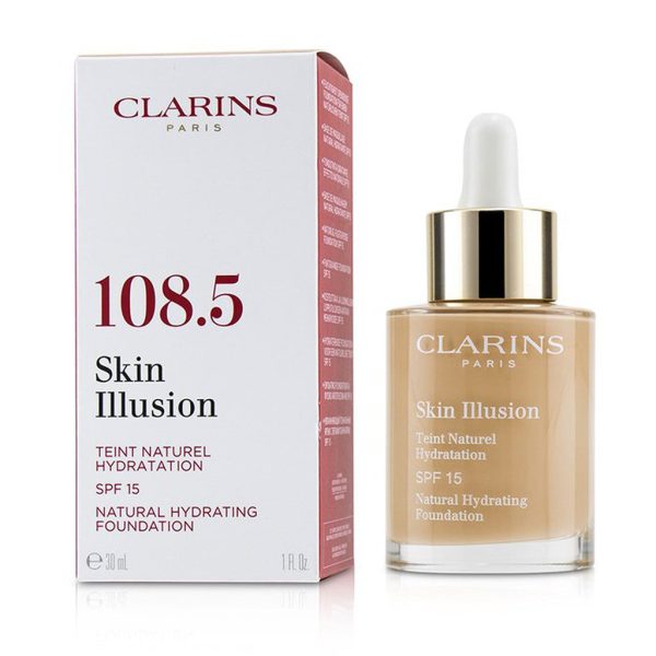 Clarins Skin Illusion Fondotinta Idratante Naturale SPF 15 – 30 ml