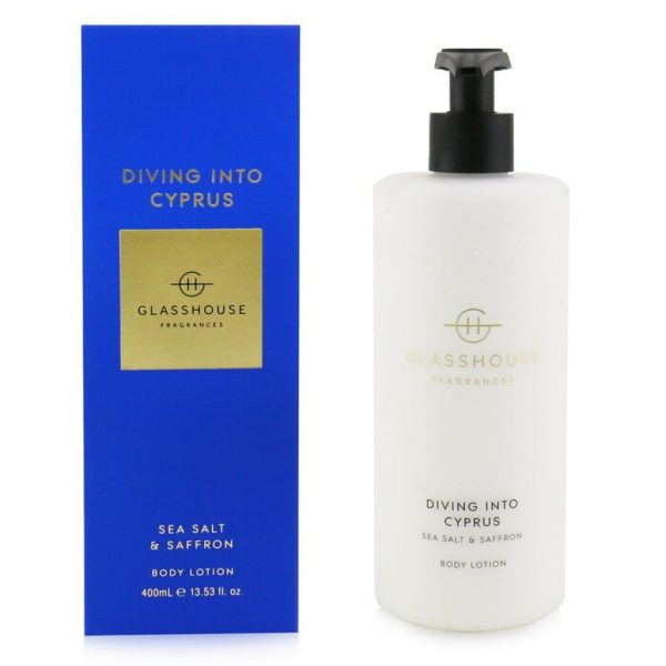 GLASSHOUSE – Body Lotion – Diving Into Cyprus (Sea Salt & Saffron)