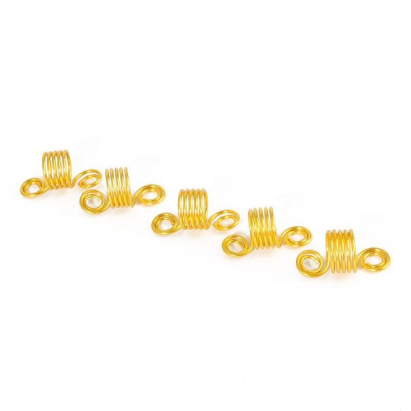 BEAUTYMAKE – Original 20Pcs/Lot Mix Color 12x24mm Micro Hair Dread Braids Lock Tube Beads Adjustable Cuffs Clips for Hair Accessories Tool
