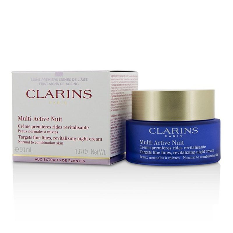 CLARINS - Multi-Active Night Targets Fine Lines Revitalizing Night Cream - For Normal to Combination Skin