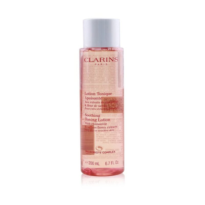 CLARINS - Soothing Toning Lotion With Chamomile & Saffron Flower Extracts - Very Dry or Sensitive Skin 400 ml