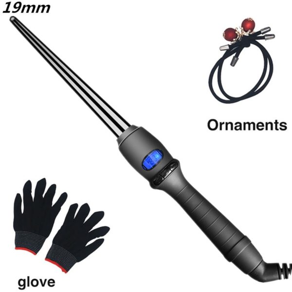 2020 Ceramic Styling Tools Professional Hair Curling Iron Hair Waver Pear Flower Cone Electric Hair Curler Roller Curling Wand 32 mm