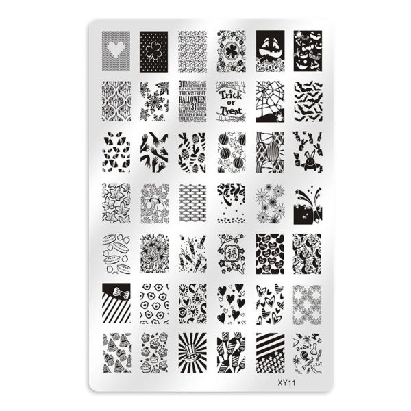 10 Biutee Nail Stamping Plates Template Lace Flower Animal Pattern Nail Art Stamp Stamping Image Plate Stencil Nails Tool