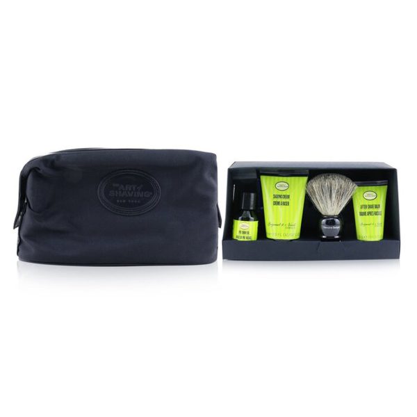 The ART OF SHAVING – The Four Elements of the Perfect Shave Set With Bag – Bergamot & Neroli : Pre Shave Oil + Shave Crm + a/S B