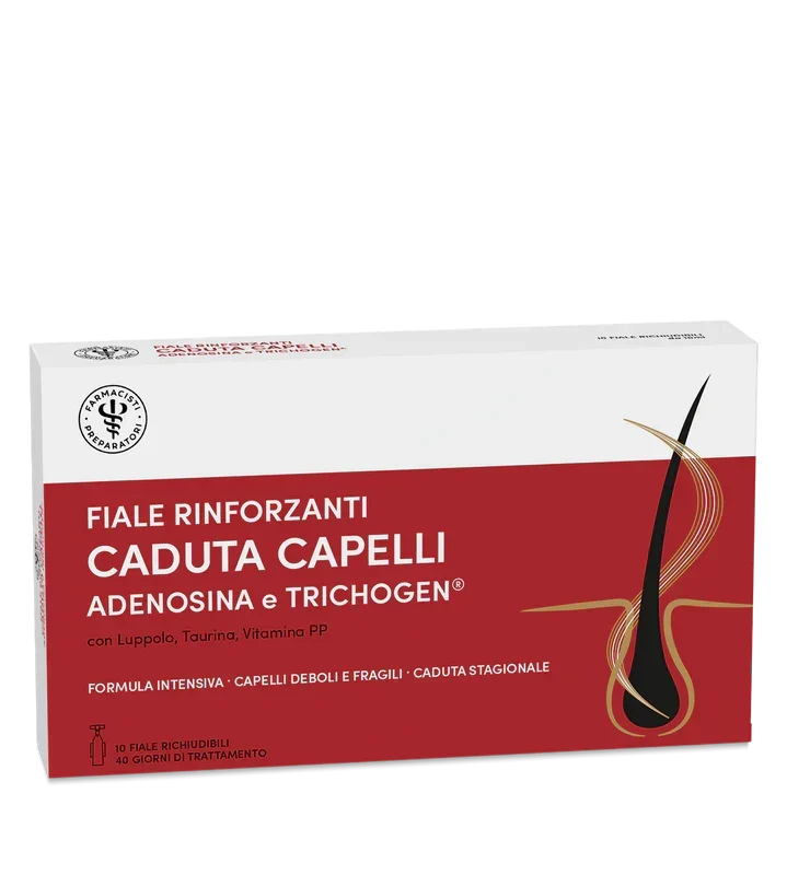 STRENGTHENING VIALS HAIR LOSS ADENOSINE, TRICHOGEN® – FIALE RINFORZANTI CADUTA CAPELLI ADENOSINA , TRICHOGEN® –