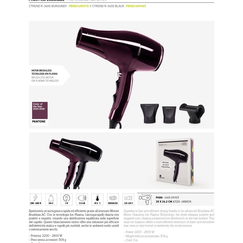 Ctrend R-3600 Ion Plasma Technology